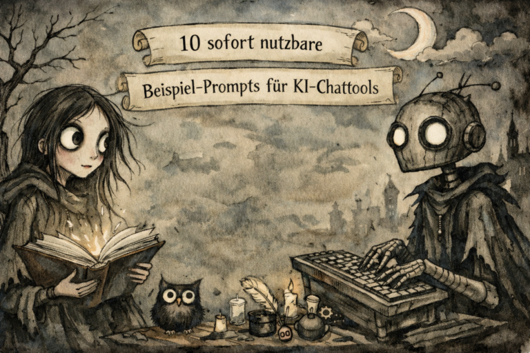 10 sofort nutzbare Beispiel-Prompts für große KI-Chattools