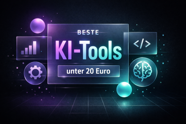 Beste KI-Tools unter 20 Euro