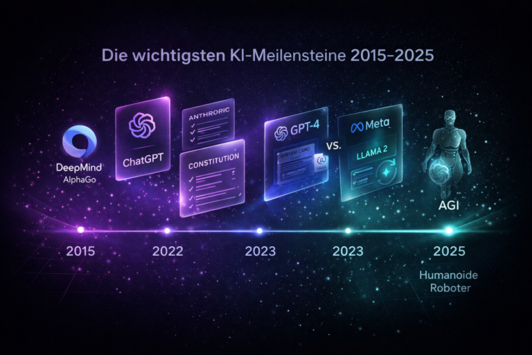 Die wichtigsten KI-Meilensteine 2015–2025