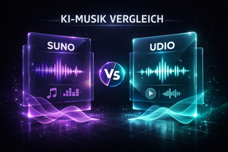 KI-Musik Vergleich – Suno vs. Udio