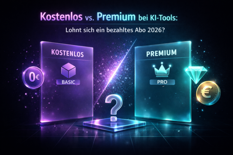 Kostenlos vs. Premium bei KI-Tools: Lohnt sich ein bezahltes Abo 2026?
