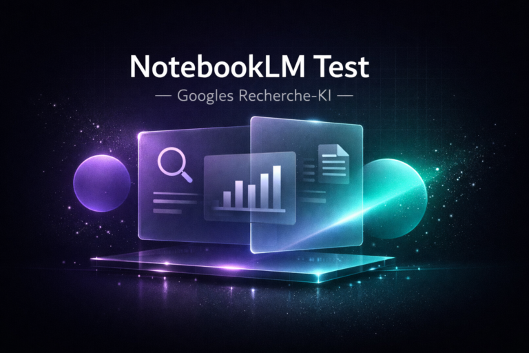 NotebookLM Test – Googles Recherche-KI